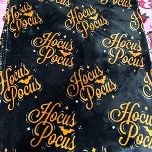 Hocus Pocus Black and Orange Blanket